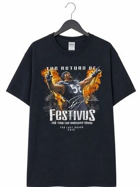 Baltimore Ravens Ray Lewis Festivus NFL T Shirt Mens XL Football Tee